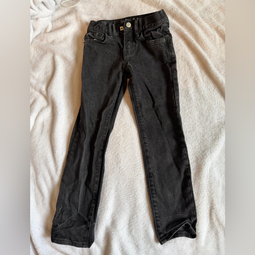 GAP Boys Black Denim Slim Jeans